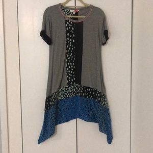 Elizabeth and James Multi Printed Dress